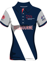 2022 MI3DE  Navy/Red/Grey Polo Shirt