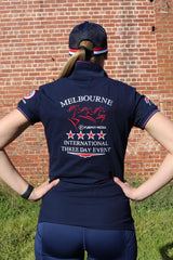 2021 MI3DE  Navy Red Polo Shirt